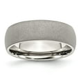 thumbnail image 1 of White Stainless Steel Ring Band Wedding Standard Domed, 1 of 6