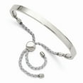 thumbnail image 1 of White Stainless Steel bracelet Adjustable & Stretch Wrap, 1 of 3