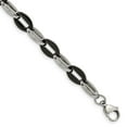 thumbnail image 1 of White Stainless Steel bracelet Chain style Fancy 7.5 in 8 mm, 1 of 3
