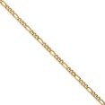 thumbnail image 1 of White Stainless Steel bracelet Chain style Figaro 8 in 6.3 mm, 1 of 3