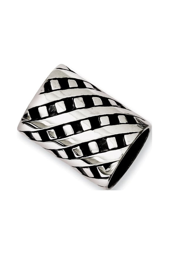 White Stainless Steel bracelet Interchangeable Spinner