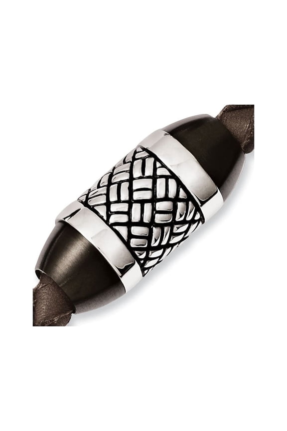 White Stainless Steel bracelet Interchangeable Spinner