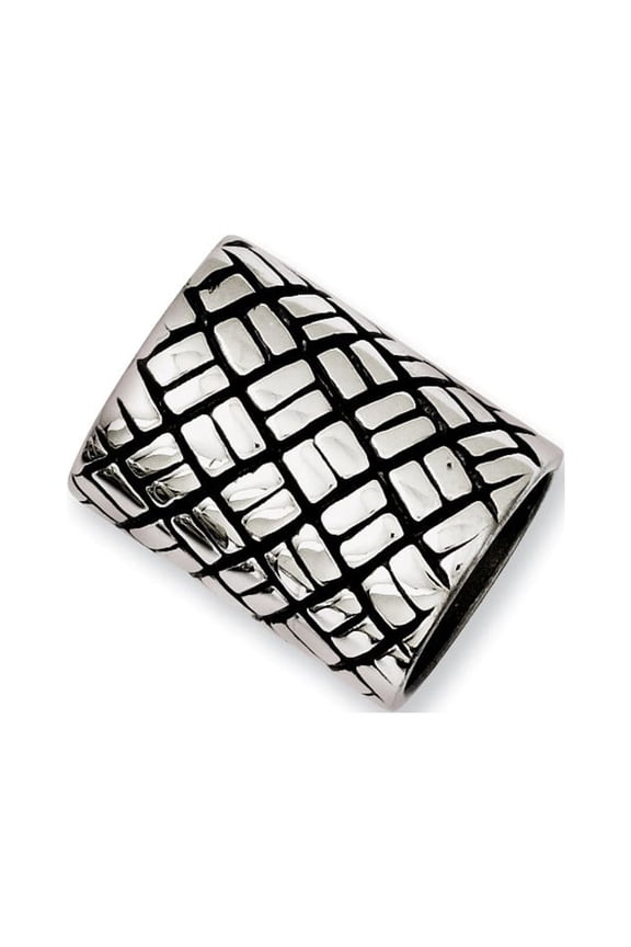 White Stainless Steel bracelet Interchangeable Spinner