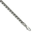 thumbnail image 1 of White Stainless Steel bracelet Men's Box 9 in 8.3 mm, 1 of 4