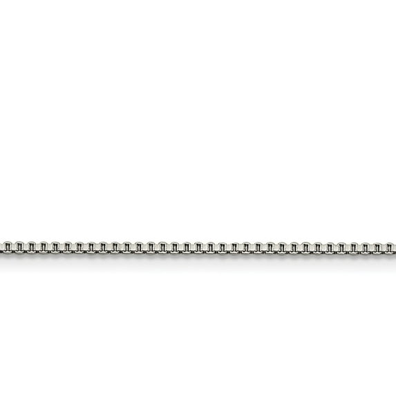White Stainless Steel chain Box 18 in 1.5 mm 1.5mm 18in