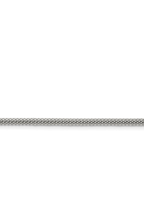 White Stainless Steel chain Mesh 20 in 3.2 mm 3.2mm 20in Bismark