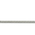 thumbnail image 1 of White Stainless Steel necklace Box chain 22 in 4 mm, 1 of 3