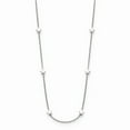 thumbnail image 1 of White Stainless Steel necklace Cable with pendant Themed 35 in 1.16 mm, 1 of 5