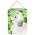 thumbnail image 1 of White Standard Poodle St. Patricks Wall or Door Hanging Prints, 1 of 2