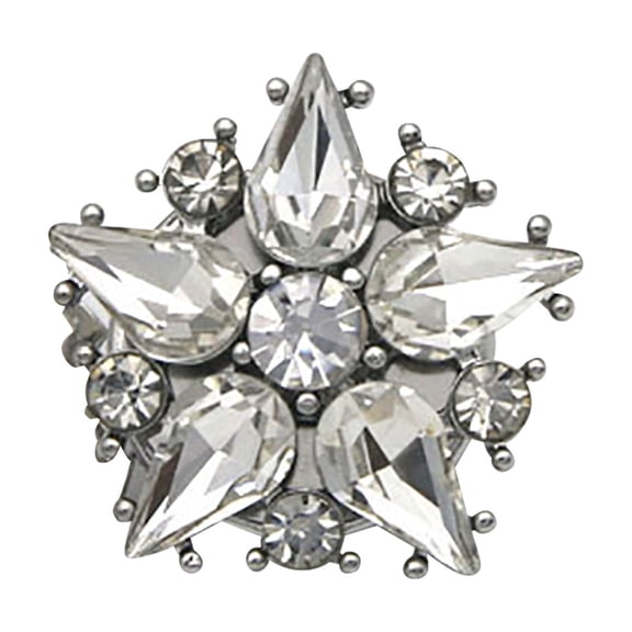 White Star Decorative Shirt Buttons, Fashion Clothing Accessories for Business & Casual Wear