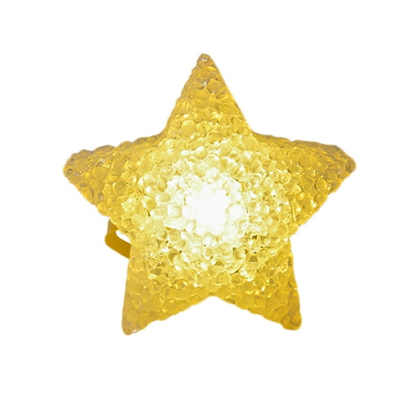 White Star Light Handheld Stage Dance Performance Prop Luminous Lamp With Wrist Strap 8 Cm Warm White Battery Powered