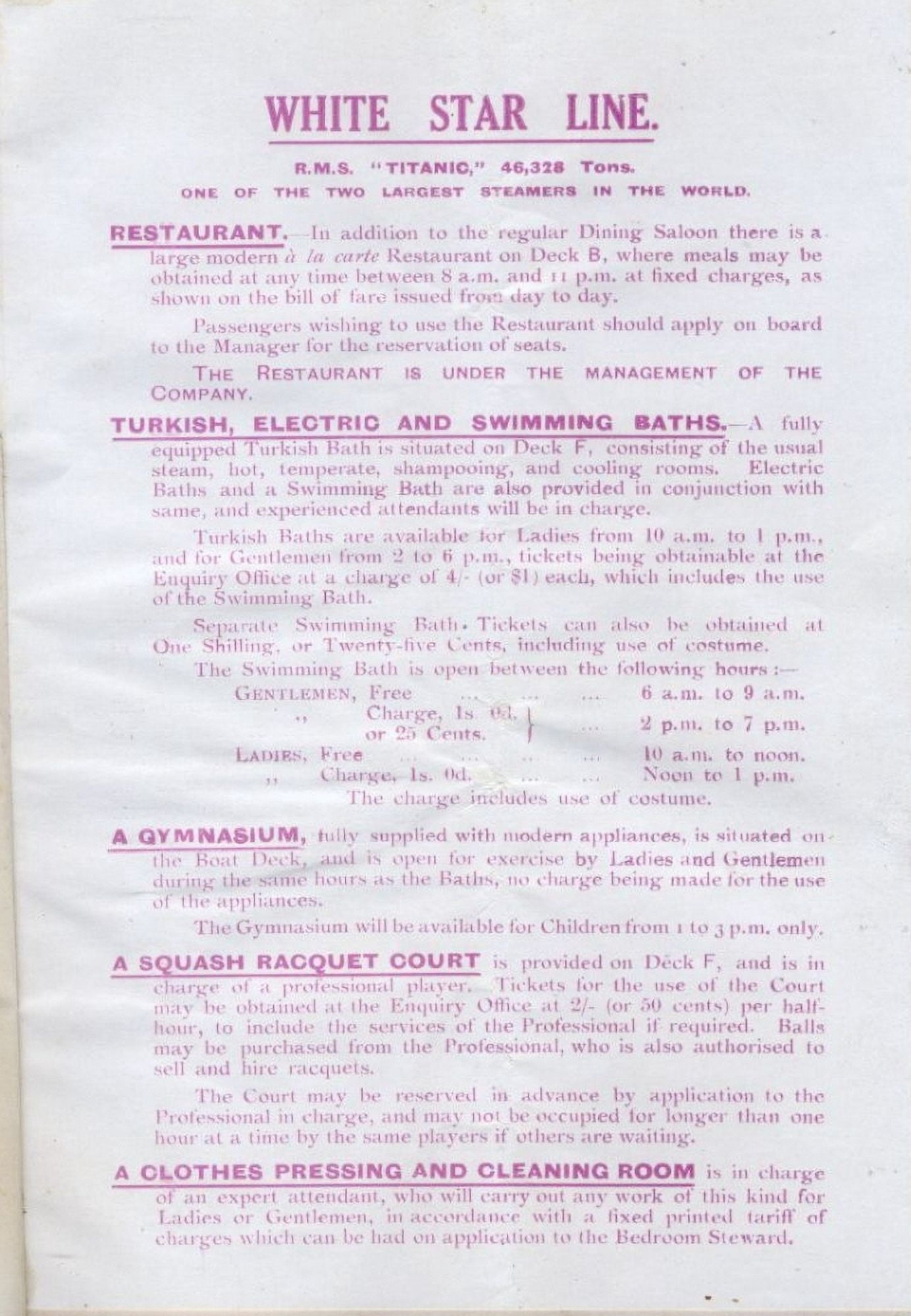 White Star Line Passenger list booklet 5 Canvas Art - (18 x 24)