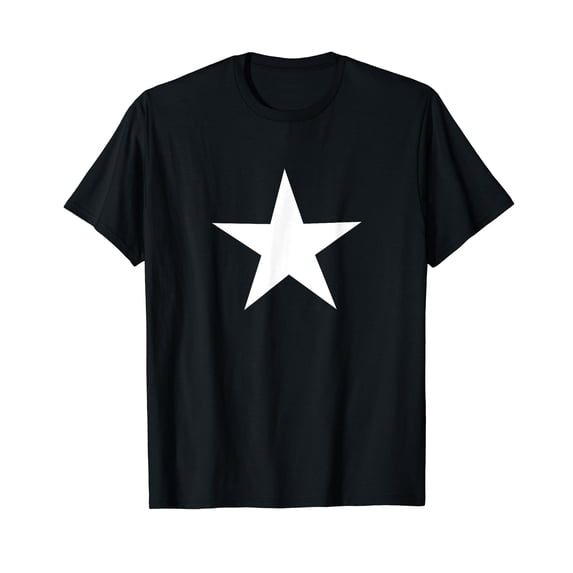 White Star on Front T-Shirt T-Shirt