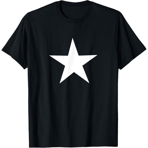 White Star on Front T-Shirt