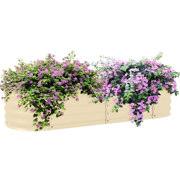 White Steel Galvanized - Modular for Various Shapes - Rooftop Gardening - Create a Personalized Garden