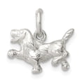 thumbnail image 1 of White Sterling Silver Charm Pendant 10 mm 14 Dog, 1 of 2