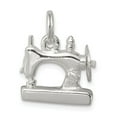 thumbnail image 1 of White Sterling Silver Charm Pendant 14 mm 17 Sewing Machine, 1 of 2