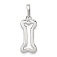 thumbnail image 1 of White Sterling Silver Charm Pendant 20 mm 9 Bone, 1 of 2