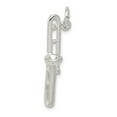 thumbnail image 1 of White Sterling Silver Charm Pendant 25 mm 6 Trombone, 1 of 2