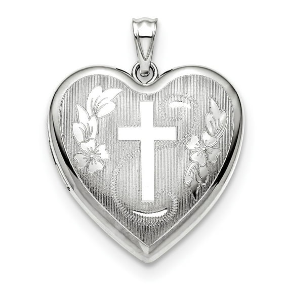 White Sterling Silver Charm Pendant Ash Holder 3-D Satin 32 mm 24