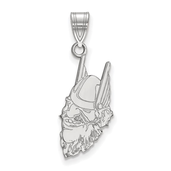 White Sterling Silver Charm Pendant Idaho NCAA University Of 27 mm 11