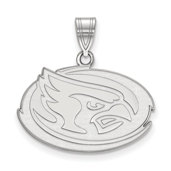 White Sterling Silver Charm Pendant Iowa NCAA State University 22 mm 23