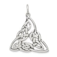 thumbnail image 1 of White Sterling Silver Charm Pendant Men'S 34 mm 28, 1 of 2