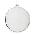 thumbnail image 1 of White Sterling Silver Charm Pendant Personalized Flat Back Satin 36 mm 29, 1 of 2