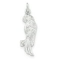 thumbnail image 1 of White Sterling Silver Charm Pendant Polished Parrot, 1 of 2