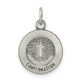 thumbnail image 1 of White Sterling Silver Charm Pendant Themed 14 mm 12, 1 of 3