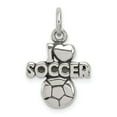 thumbnail image 1 of White Sterling Silver Charm Pendant Themed 17 mm 14, 1 of 3
