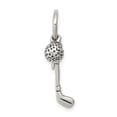 thumbnail image 1 of White Sterling Silver Charm Pendant Themed 17 mm 5, 1 of 2