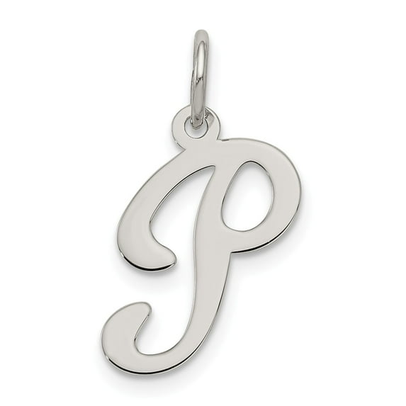 White Sterling Silver Charm Pendant Themed 18 mm 13-20