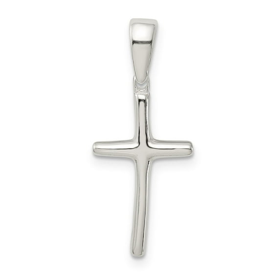 White Sterling Silver Charm Pendant Themed 20.5 mm 11.2