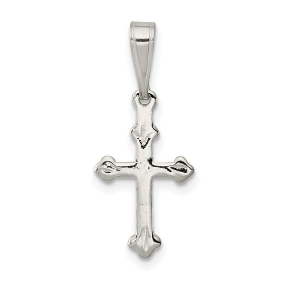 White Sterling Silver Charm Pendant Themed 24 mm 11