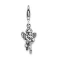 thumbnail image 1 of White Sterling Silver Charm Pendant Themed 36 mm 10, 1 of 1