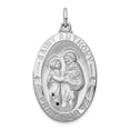 thumbnail image 1 of White Sterling Silver Charm Pendant Themed 37 22 mm, 1 of 4