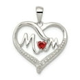 thumbnail image 1 of White Sterling Silver Charm Pendant Themed Cubic Zirconia CZ Brown 22 mm 21, 1 of 3