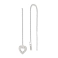 thumbnail image 1 of White Sterling Silver Earring Drop & Dangle Women'S 52 mm 10, 1 of 2