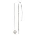 thumbnail image 1 of White Sterling Silver Earring Drop & Dangle Women'S 52 mm 6, 1 of 2