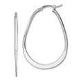 thumbnail image 1 of White Sterling Silver Earring Hoop Women'S 40 mm 30, 1 of 2