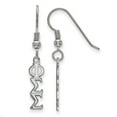 thumbnail image 1 of White Sterling Silver Earring Women'S Greek Phi Sigma 37 mm 5, 1 of 2