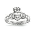 thumbnail image 1 of White Sterling Silver Ring Band Themed Open Back Flat, 1 of 4