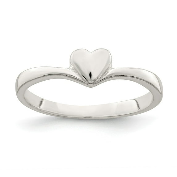 White Sterling Silver Ring Band Themed