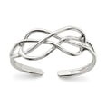 thumbnail image 1 of White Sterling Silver Ring Band Toe Solid, Size 5, 1 of 2