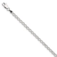 thumbnail image 1 of White Sterling Silver bracelet Chain style Rolo 7 in 4 mm, 1 of 1
