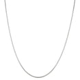 thumbnail image 1 of White Sterling Silver bracelet Snake chain 18 in 1.25 mm, 1 of 5