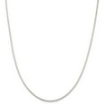 thumbnail image 1 of White Sterling Silver bracelet Snake chain 24 in 1.5 mm, 1 of 5