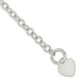 thumbnail image 1 of White Sterling Silver bracelet with Stations 7.75 in 18 mm 7, 1 of 2