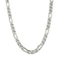 thumbnail image 1 of White Sterling Silver chain Anchor Figaro Men's 26 in 8.75 mm, 1 of 5